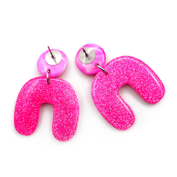 Ink + Resin Earring · Archie · 25