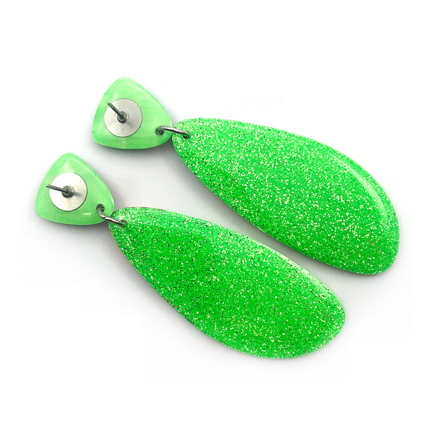 Ink + Resin Earring · Petal · 114