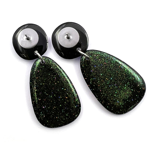 Ink + Resin Earring · Bonnie · Seaside · 27