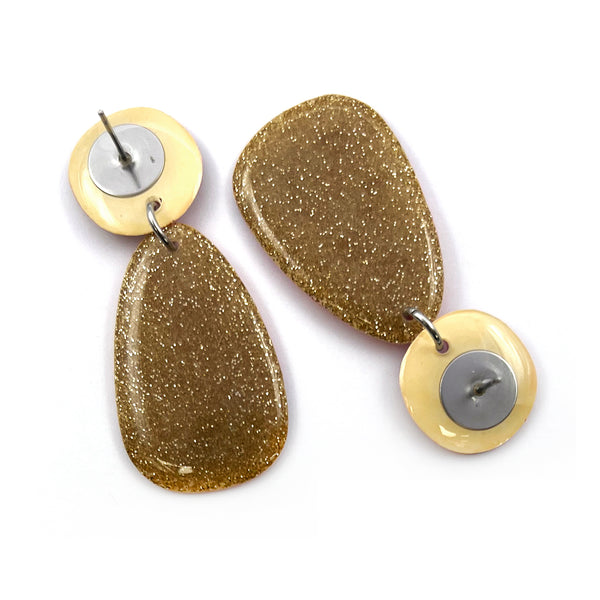 Ink + Resin Earring · Bonnie · Seaside · 56