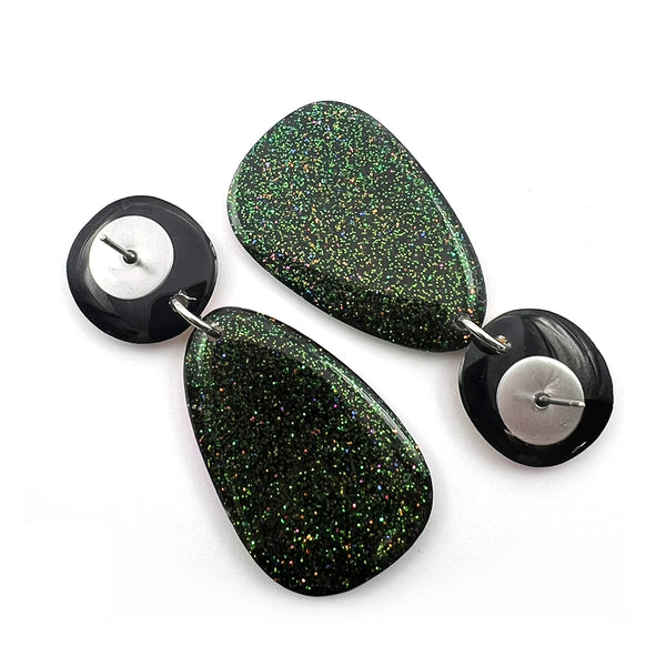 Ink + Resin Earring · Bonnie · 21