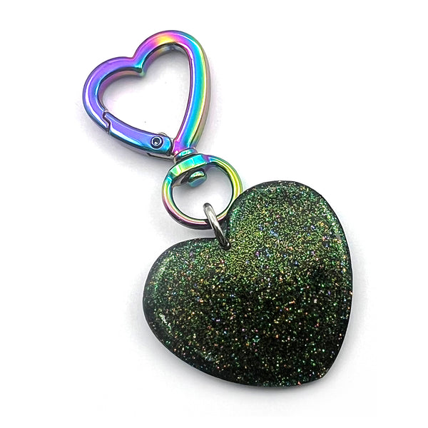 Ink + Resin · 'i heart you' Charm · 01