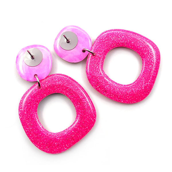 Ink + Resin Earring · Dolly · 39