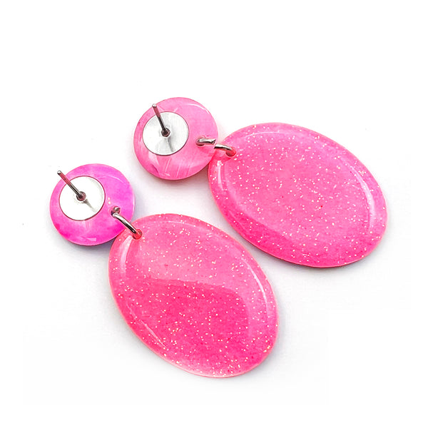 Ink + Resin Earring · Pippy · 18