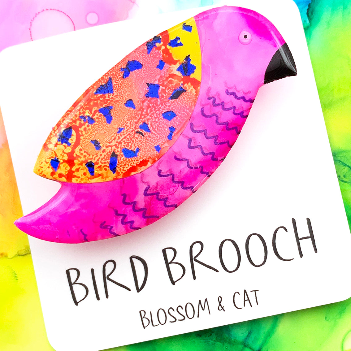 Bird Brooch · Mixed Media · L · 01