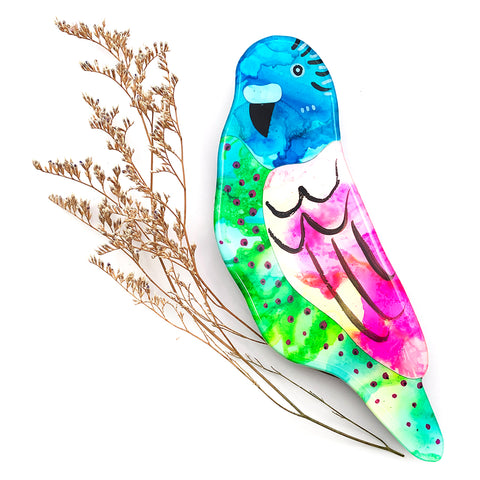 Budgie Wall Hanging · 01