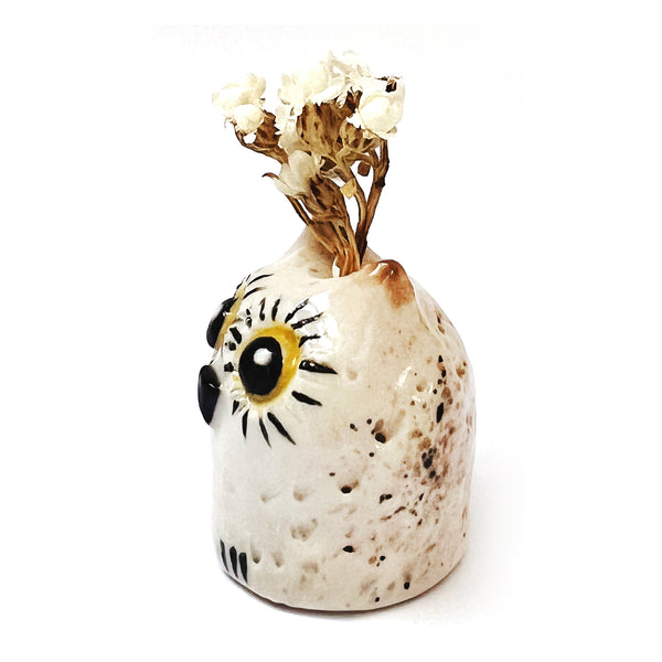 Owlet Vase · Mini · Brown · 101