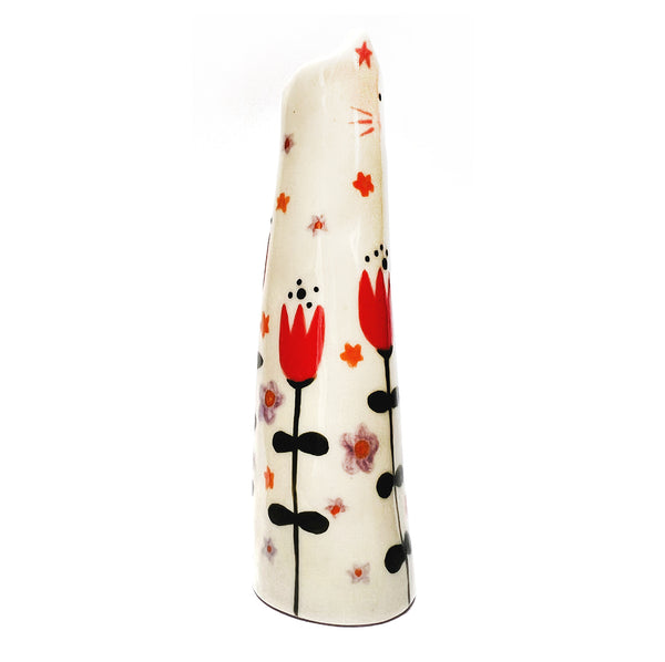 Tall Cat Vase · Tulip · 101
