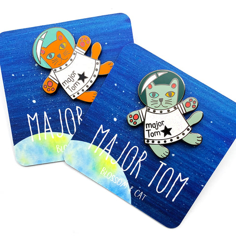 Enamel Pin · Major Tom · Choose Your Colour