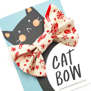 Cat Bow · For Collar · Festive