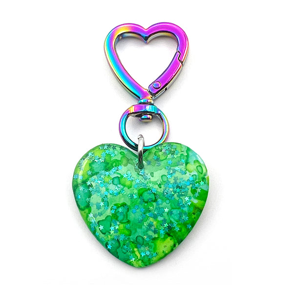 Ink + Resin · 'i heart you' Charm · 02