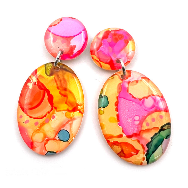 Ink + Resin Earring · Pippy · 02
