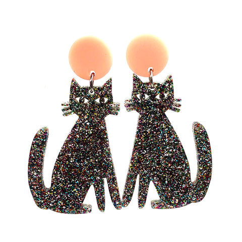 Spooky Cats · Rainbow + Blush Pink