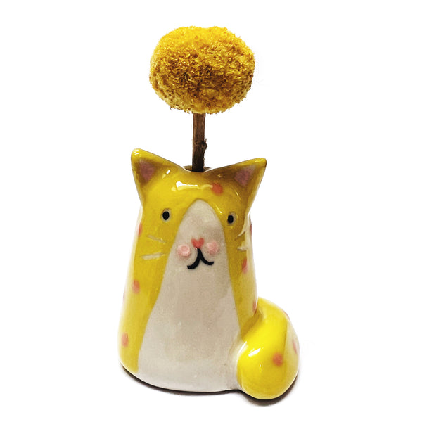 Mini Cat Vase · For Flowers or Whiskers · 102