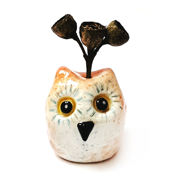 Owlet Vase · Mini · Orange · 102