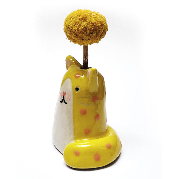 Mini Cat Vase · For Flowers or Whiskers · 102