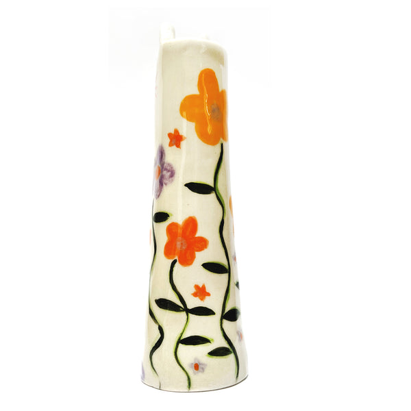 Tall Cat Vase · Flowers · 102
