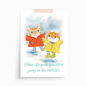 Greeting Card · Jump in the Puddles