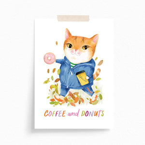 Greeting Card · Coffee & Donuts