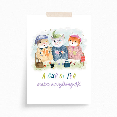 Greeting Card · A Cup of Tea