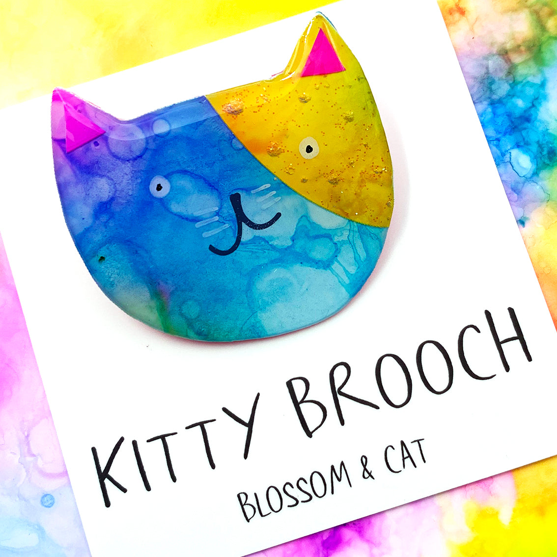 Kitty Brooch · Mixed Media · 37