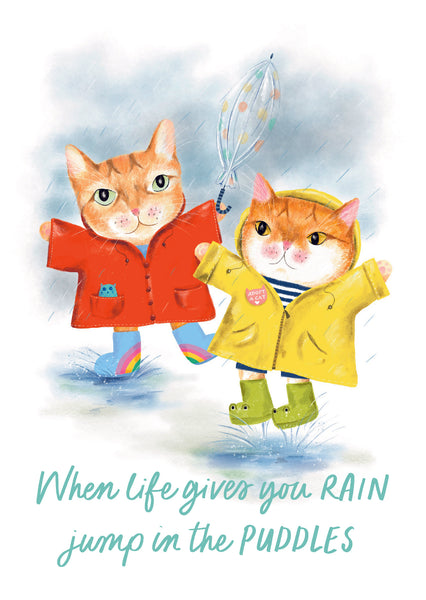 Greeting Card · Jump in the Puddles