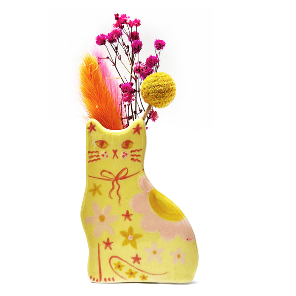 Paris Cat Vase ·  Blue · 103