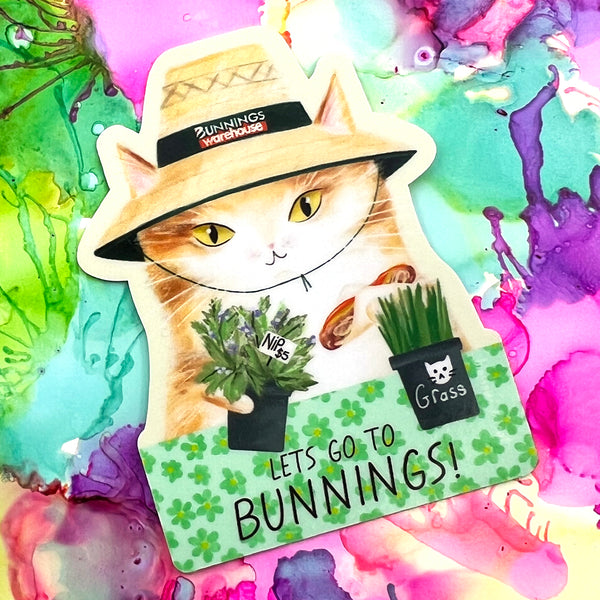 Sticker · Let's go to Bunnings