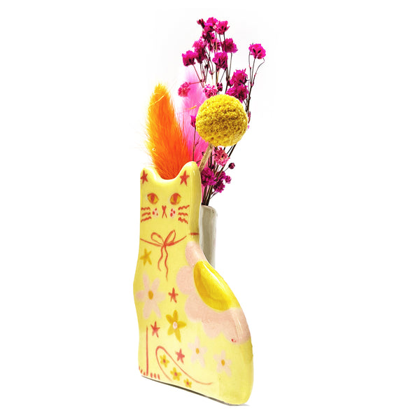 Paris Cat Vase ·  Blue · 103