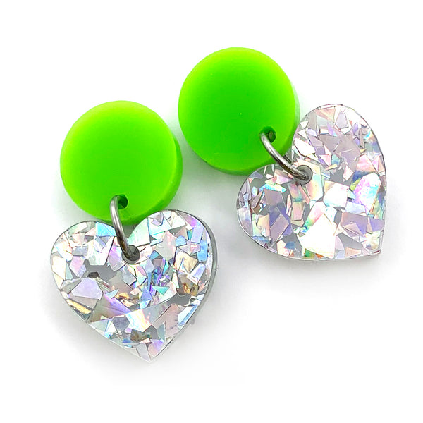 Mini Dangle · Heart · Choose Your Colour