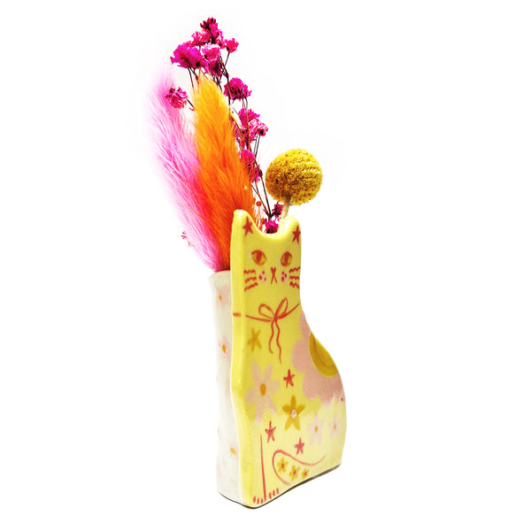 Paris Cat Vase ·  Blue · 103