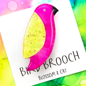 Bird Brooch · Mixed Media · M · 04