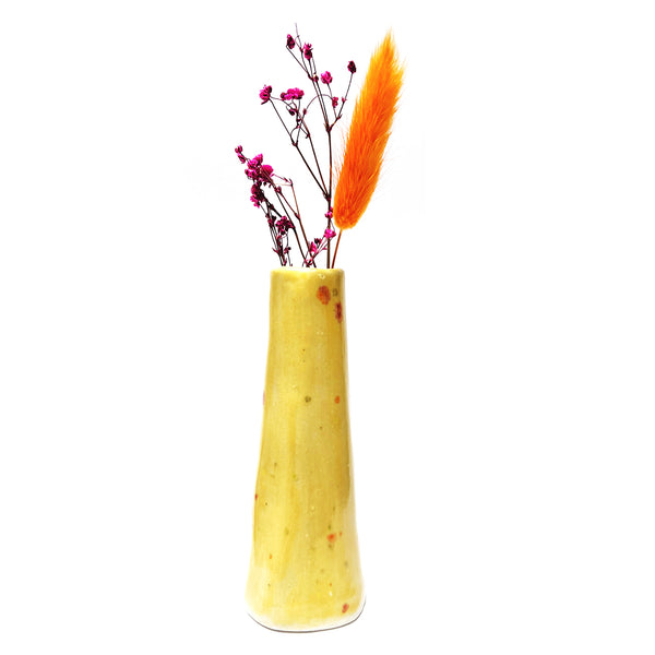 Organic Tall Vase · Yellow · 104