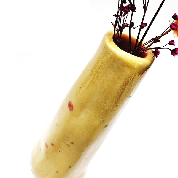 Organic Tall Vase · Yellow · 104