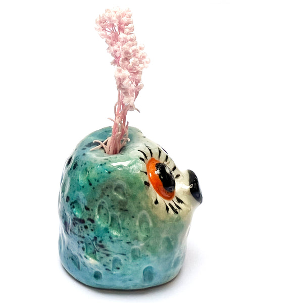Owlet Vase · Mini · Blue · 104
