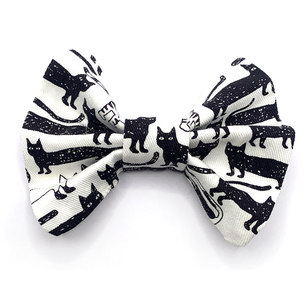 Cat Bow · For Collar · Black & White Cats