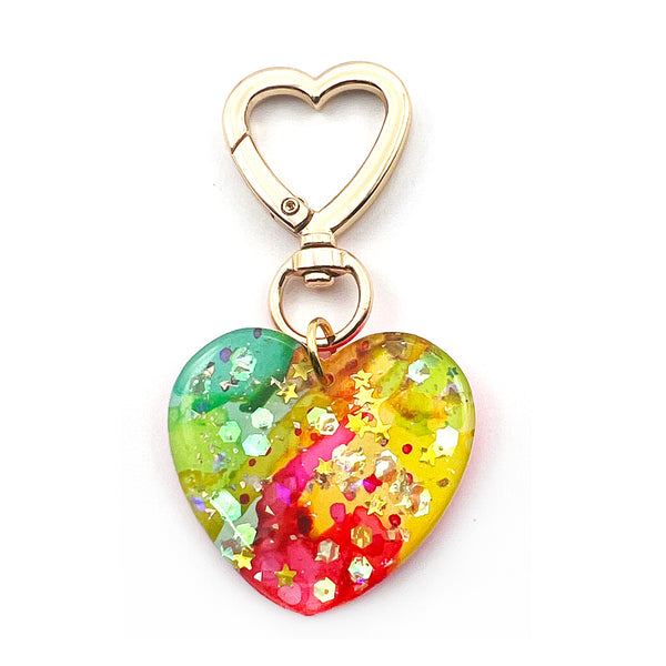 Ink + Resin · 'i heart you' Charm · 05