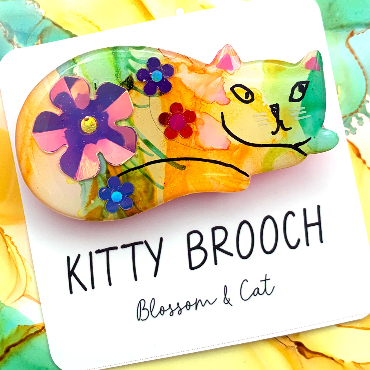 Kitty Brooch · Flora · 05