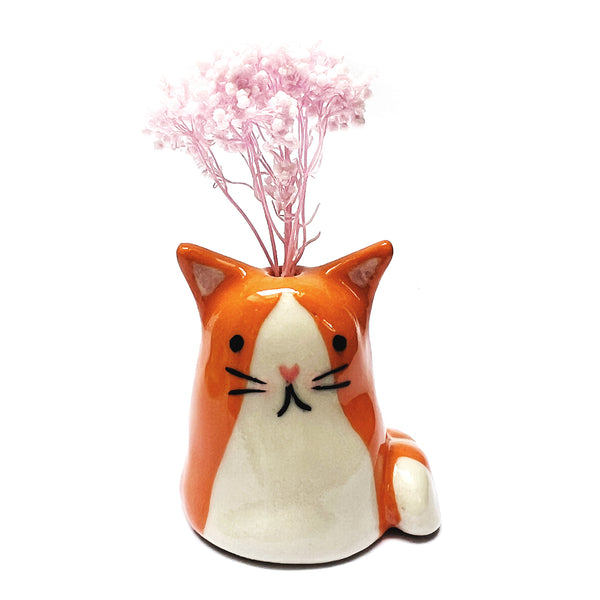 Mini Cat Vase · For Flowers or Whiskers · 105