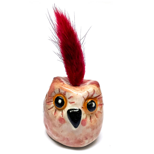 Owlet Vase · Mini · Apricot · 105