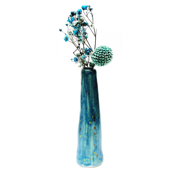 Organic Tall Vase · Blue · 105