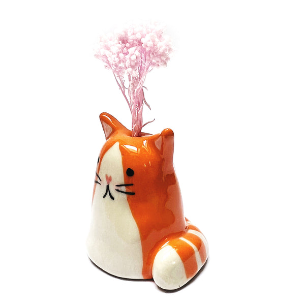 Mini Cat Vase · For Flowers or Whiskers · 105