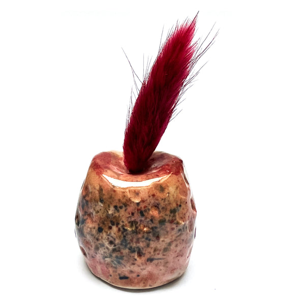 Owlet Vase · Mini · Apricot · 105