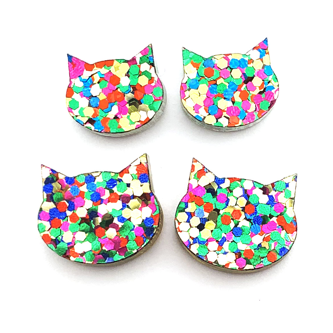 Cat Stud · Confetti Glitter