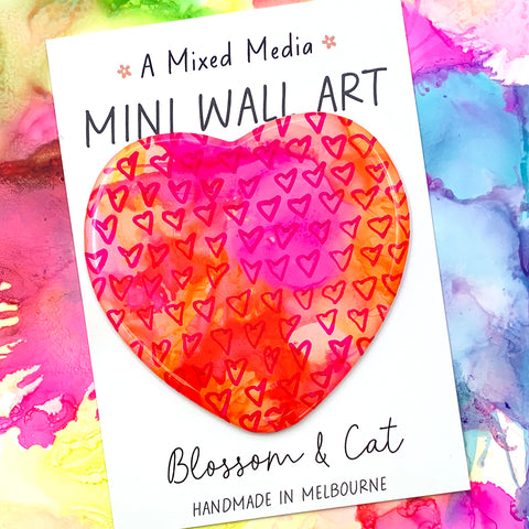 Mini Wall Art · i heart you · 06