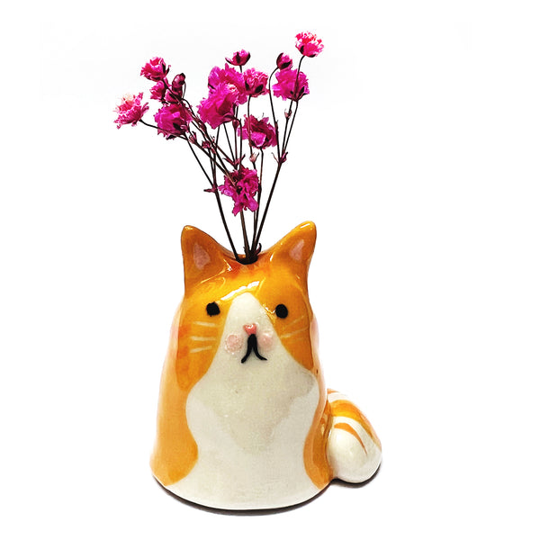 Mini Cat Vase · For Flowers or Whiskers · 106