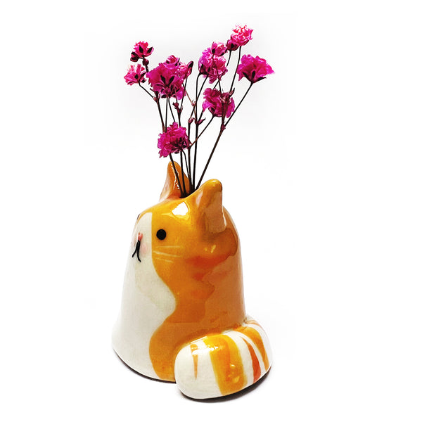 Mini Cat Vase · For Flowers or Whiskers · 106