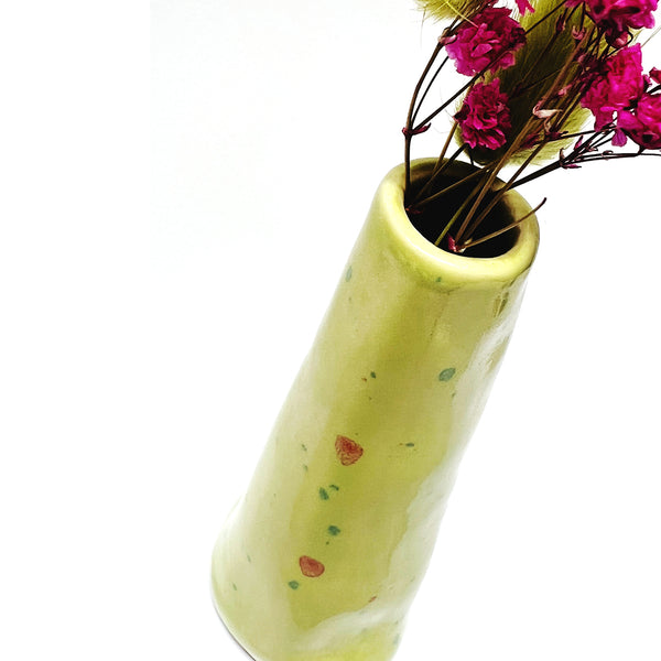 Organic Tall Vase · Green · 106