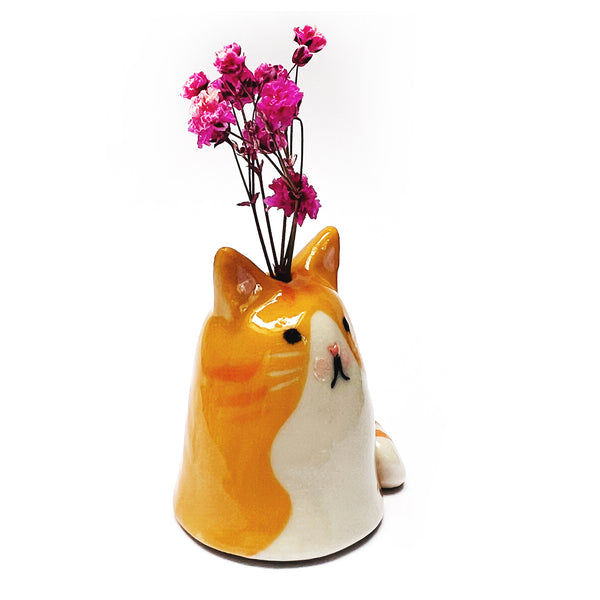 Mini Cat Vase · For Flowers or Whiskers · 106