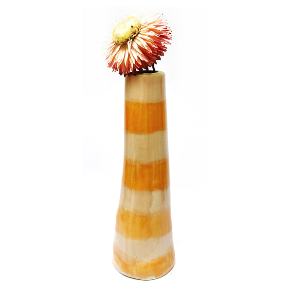 Organic Tall Vase · Stripey · 107